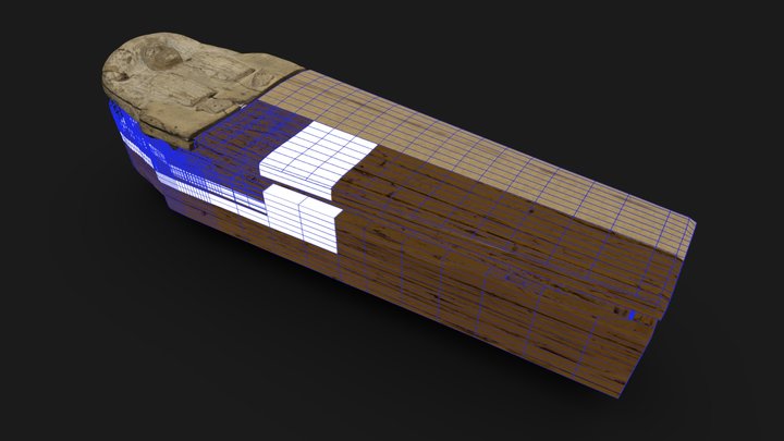 Egyptian Coffin Reconstruction 3D Model
