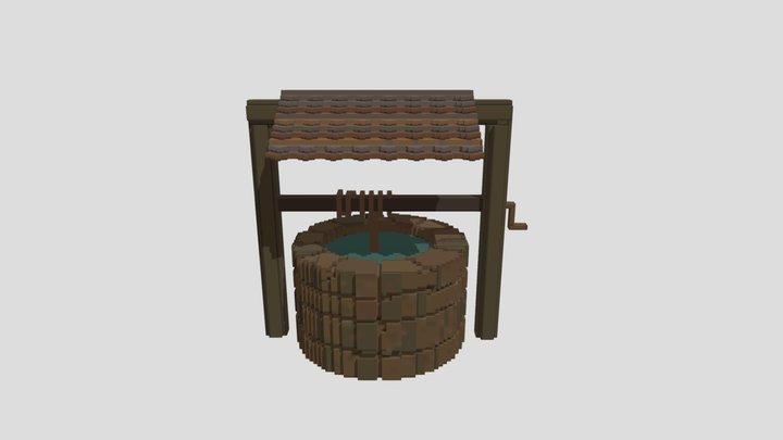 Old Style Well 3D Model