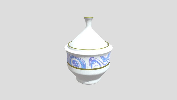 Pot 1 3D Model