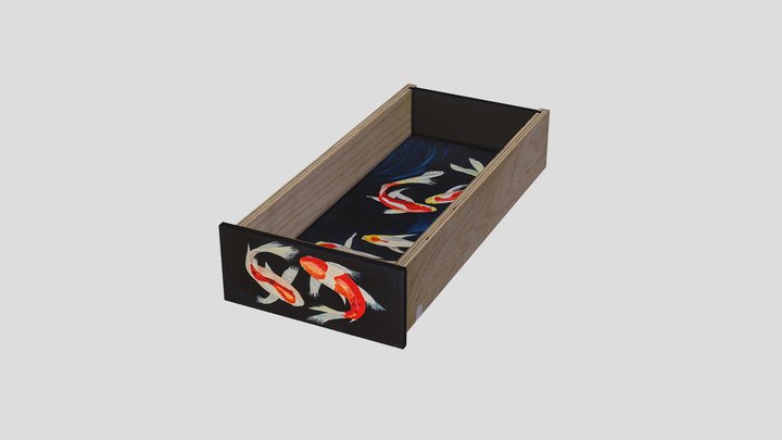 Koi Fish 3D Model