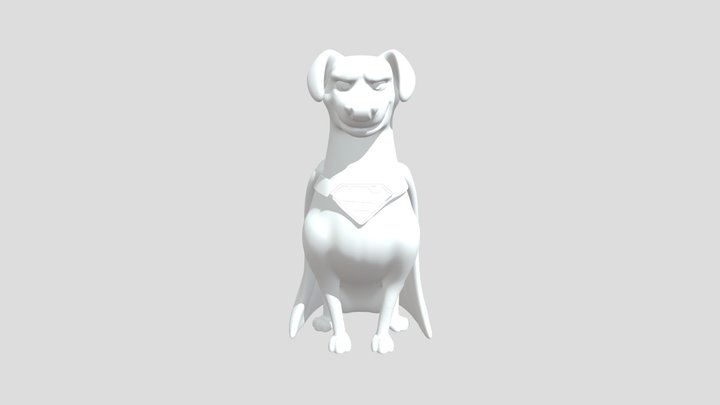 Krypto The SuperDog 3D Model