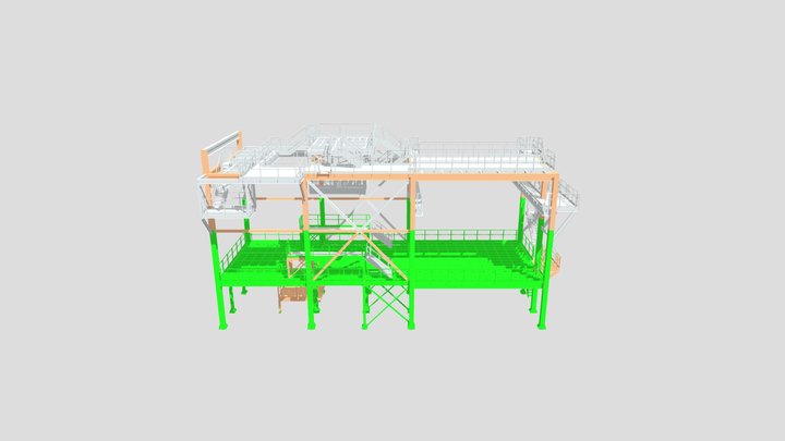 Predio de secagem 2 3D Model