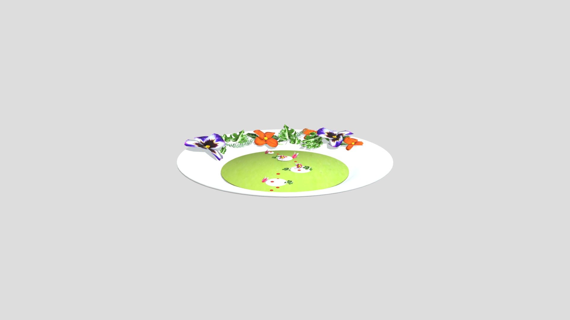 Spring Pea Essence with Whipped Creme Fraiche...