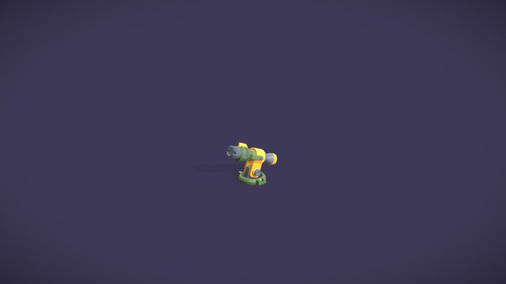 Rocket Gun_L1 3D Model