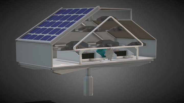 Triangle Hive 3D Model