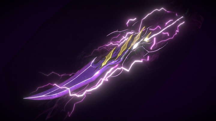 Antares' Fang (Epilogue Dagger) - Solo Leveling 3D Model