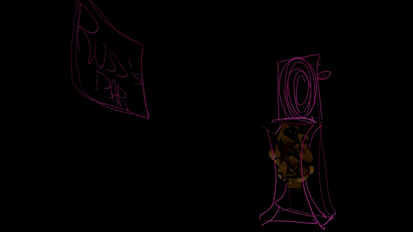 Tilt Brush Toilet with PooPoo