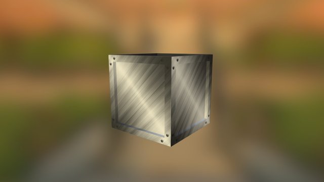 Open Crate Texture 2 3D Model