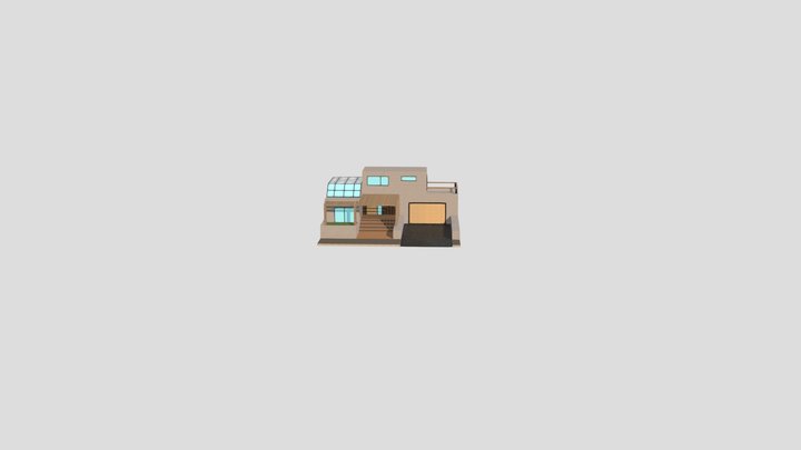 modern house 1 3D Model
