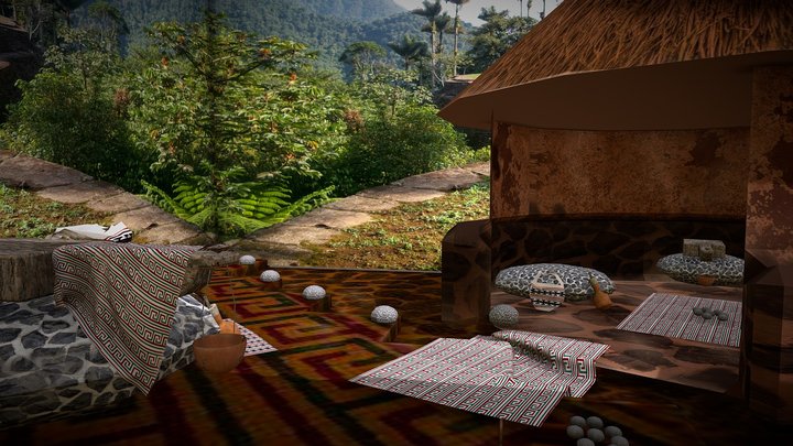 MODELADO ARHUACO-COLOMBIA 3D Model