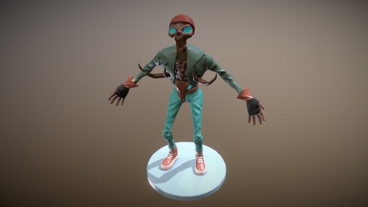 Skeleton Pose 3D Model