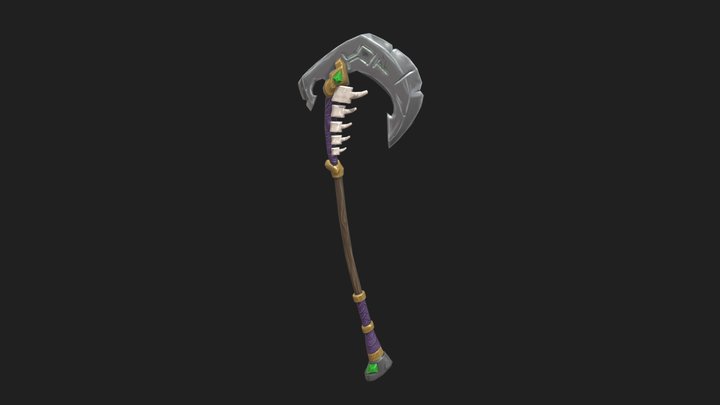 Bone Scythe 3D Model