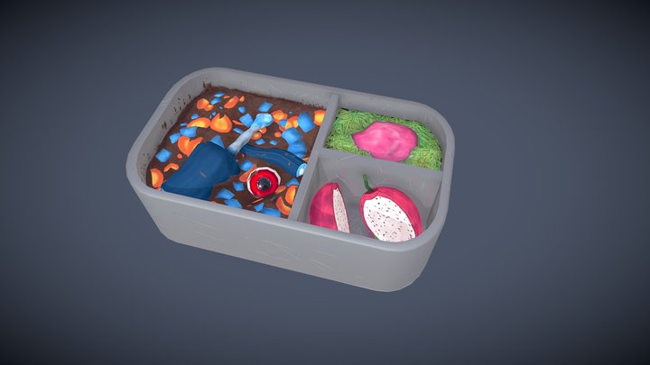 Alien Lunchbox 3D Model