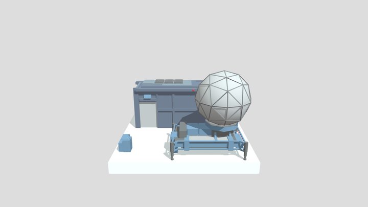 Mini Work Station in Jurassic World Evolution 3D Model