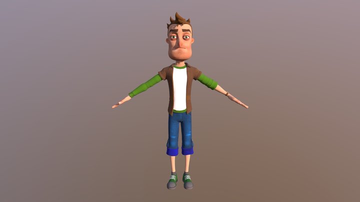 Hello-neighbor-protagonist 3D Model
