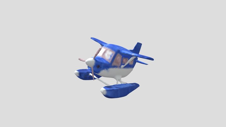 DEMO_BluePlane2 3D Model