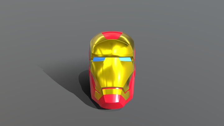 Iron man, Casco - 3D model by PeMetalBandicoot (@PeMetalBandicoot) [aac131c]