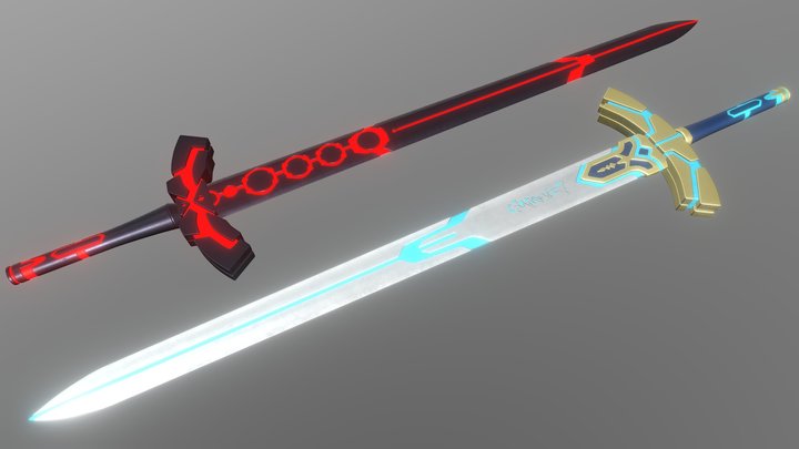 Secret-Calibur [asc 3] [Fate Grand Order] 3D Model