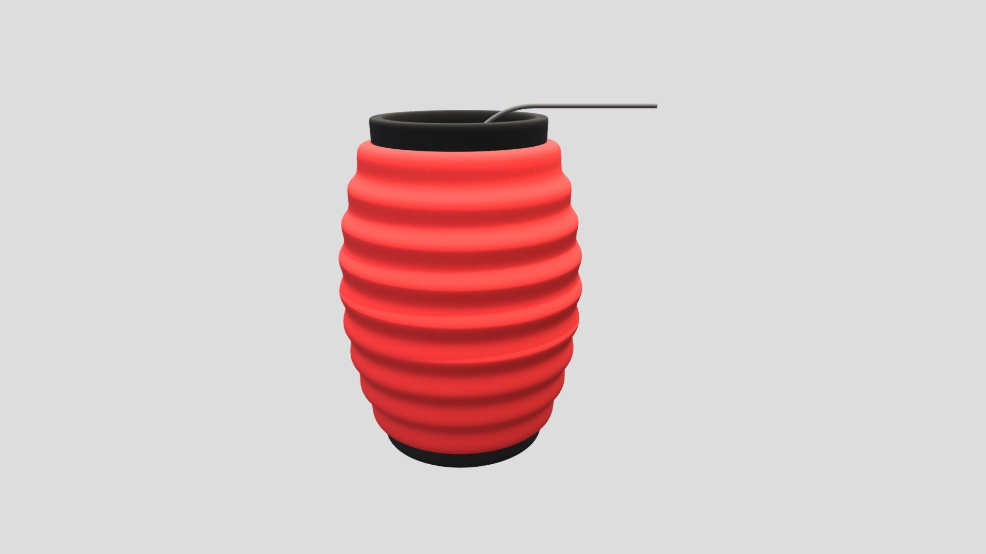 Japanese Lantern_low poly