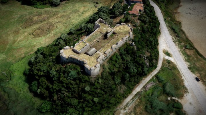 CASTLE OF TEKE - GRIVAS CASTLE, LEFKADA, GREECE 3D Model
