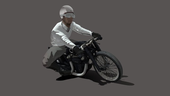Alessandro Anzani Racer – Kostenloses 3D-Modell STL