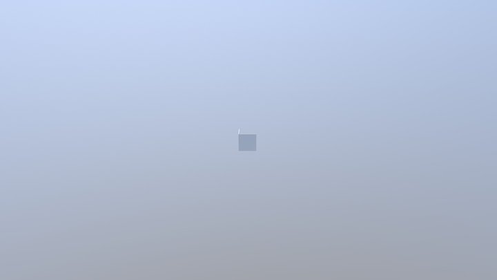 A Simple Living Room Render 3D Model