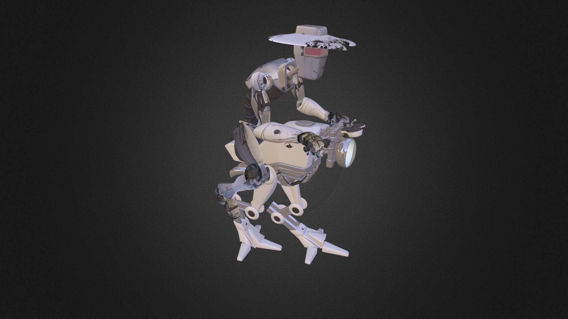 Cyber Don Quichotte — Sketchfab embed 3D viewer