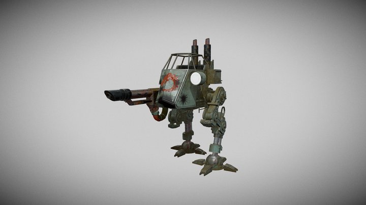 Sentinel walker of genestealer cult. 3D Model