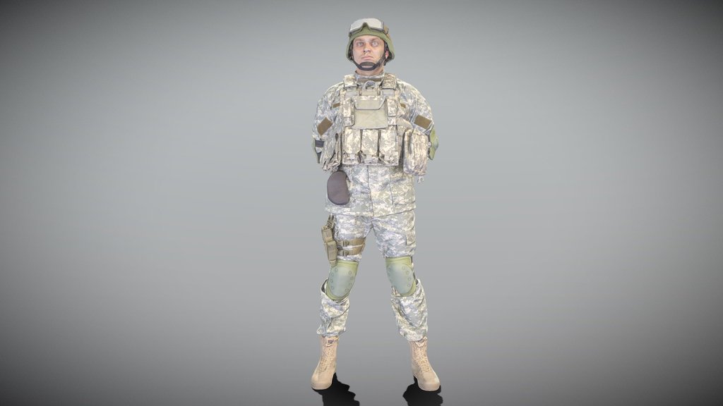 Modern Tactical Uniform - A 3D model collection by awgkumuizz - Sketchfab