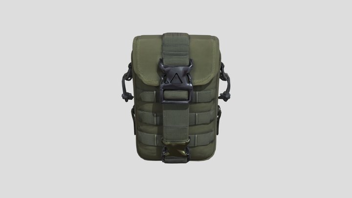 Tactical Pouch, #PBR# 3D Model