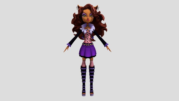 CLAWDEEN WOLF 3D Model