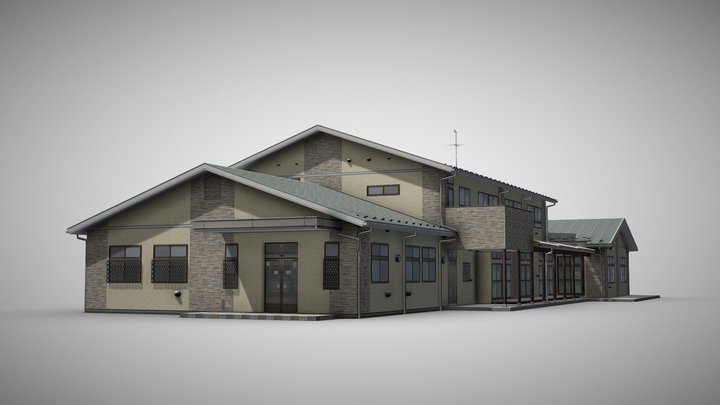 JP Suginoko Nursery School 1 3D Model