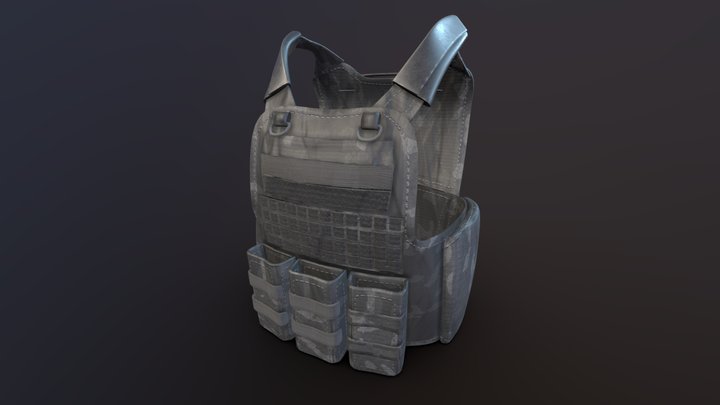 Plate Carrier Vest 3D Model