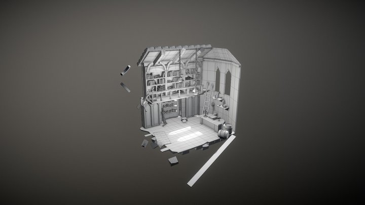 Diorama Magic- Shop 3D Model