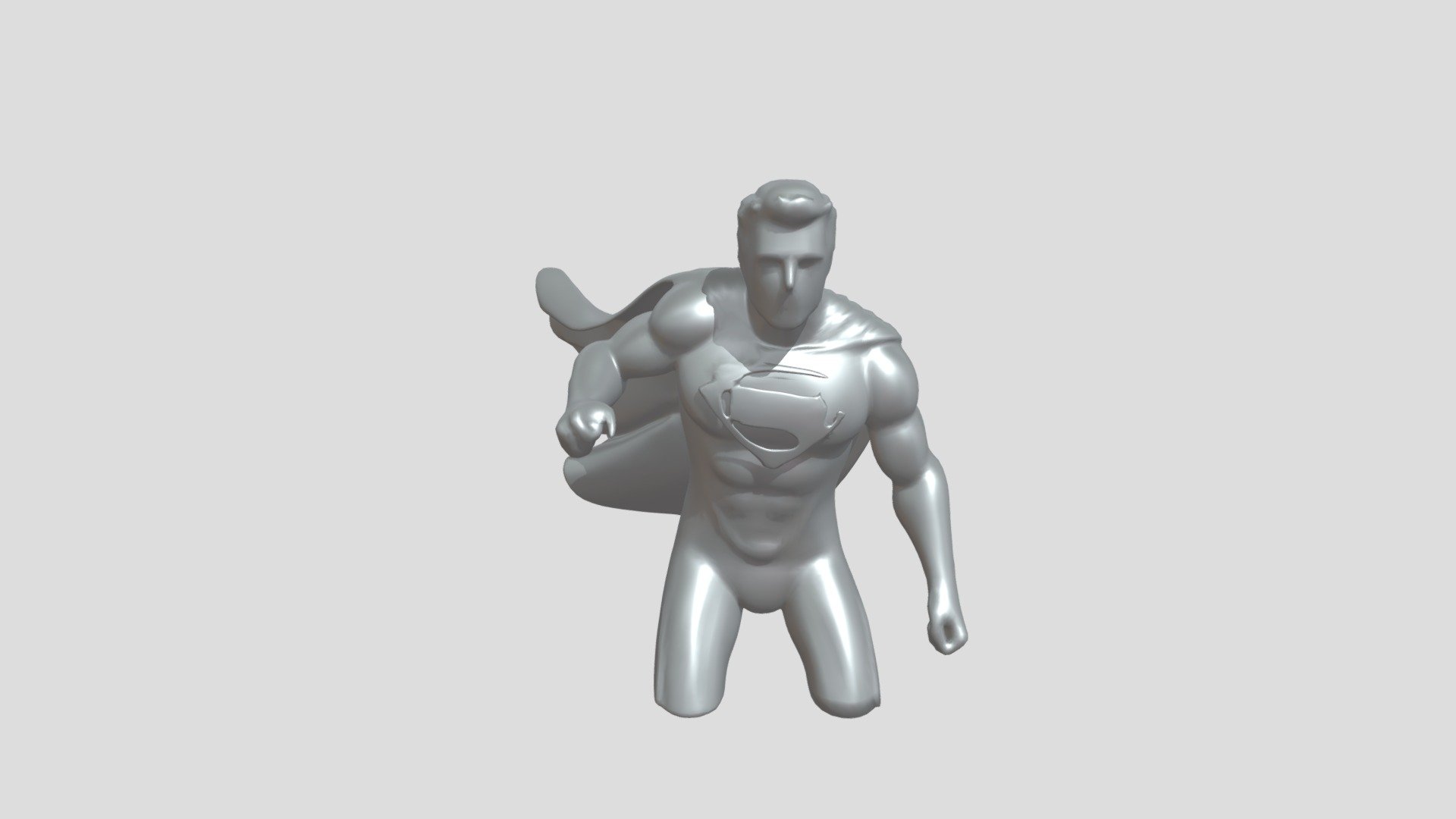 Superhero in a dynamic pose - 3D model by eduardolyma211 [11b50f7 ...