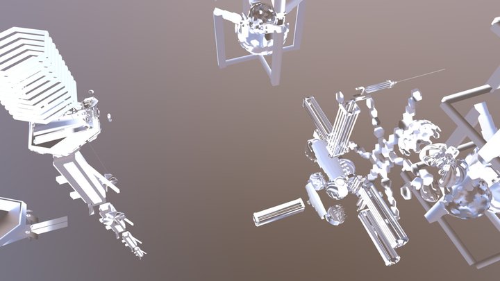 LaserCOM Medicinal Maggot Bolt Mechanical Memory 3D Model
