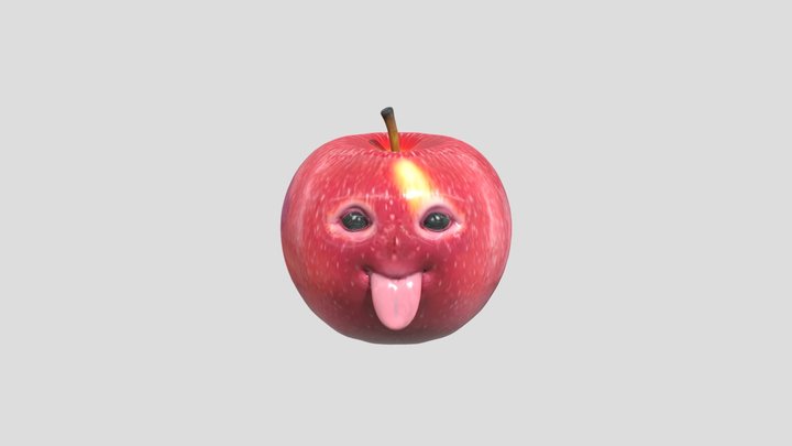 Silly Apple 3D Model