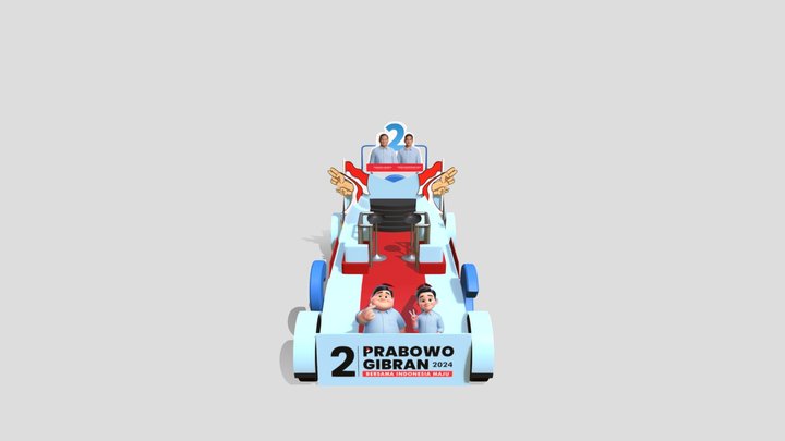 Desain Mobil Parade Kebangsaan A 02 3D Model