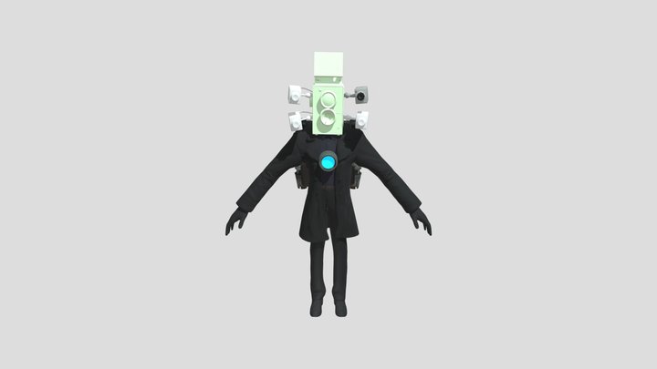 Skibidi Presidents Titan Cameraman (W.I.P) 3D Model