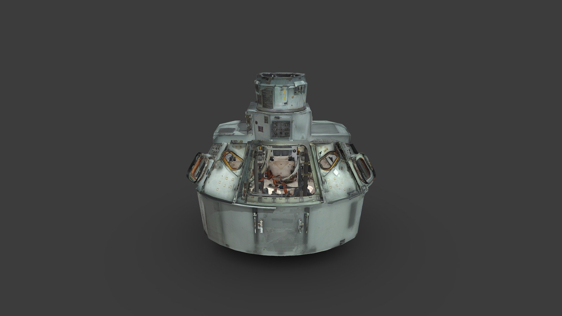 Apollo 11 Command Module Interior - Download Free 3D model by The ...