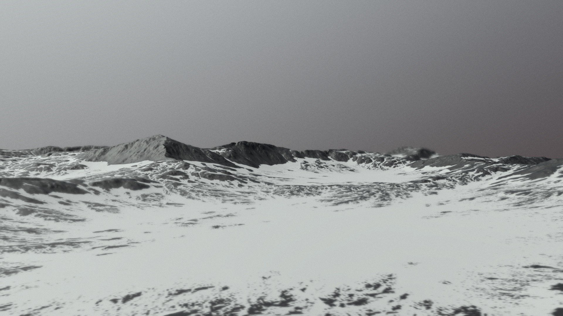 Snow alps Low poly