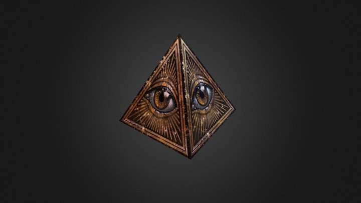 Piramidy Illuminati 3D Model