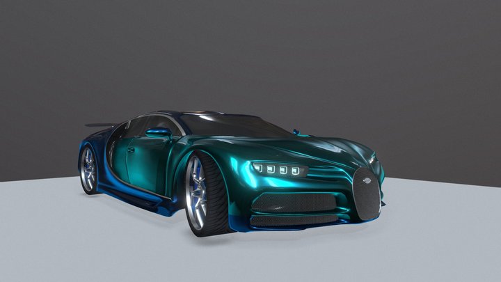 bugatti chiron 3D Model