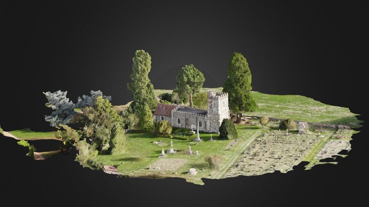 St Mary's Church Old Linslade 3D Model