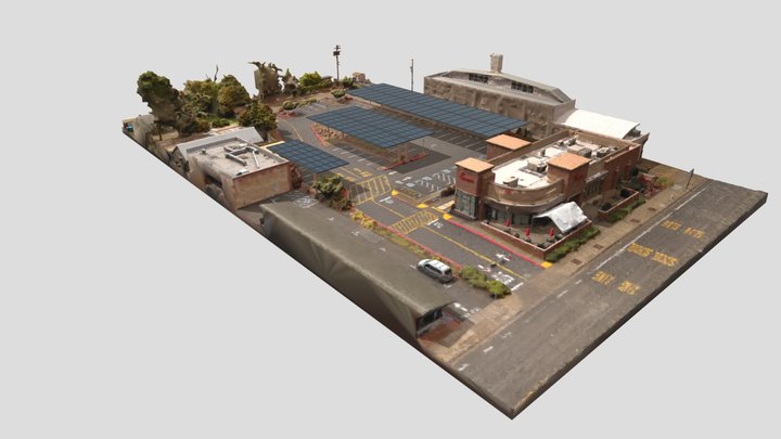 CFA Mendocino Avenue Rendering 3D Model
