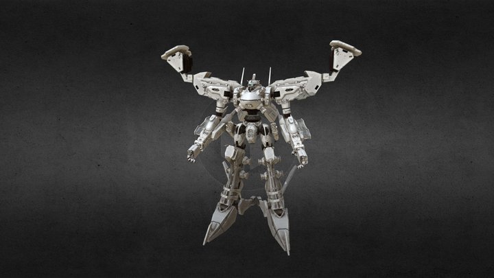 Armored Core White Glint 3D Model