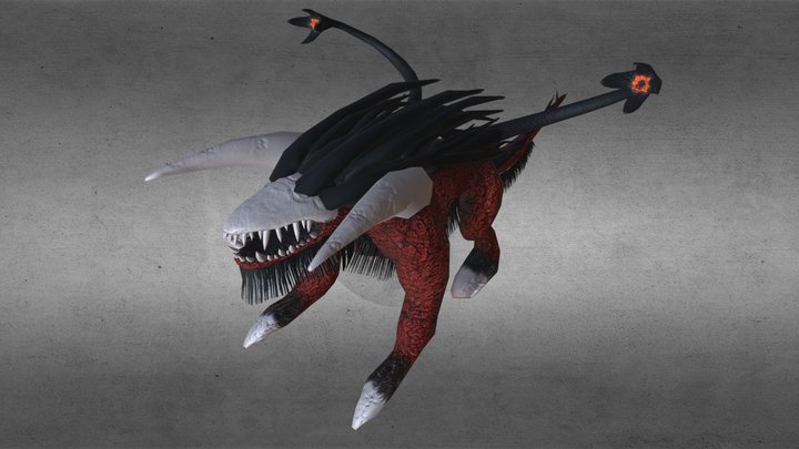 Felhunter Warlock Demon pet 3D Model