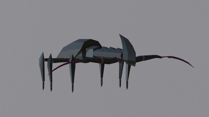 Mantis Creature 3D Model