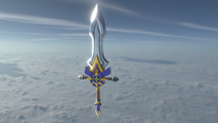 Sword Prop Model (Game Res) 3D Model