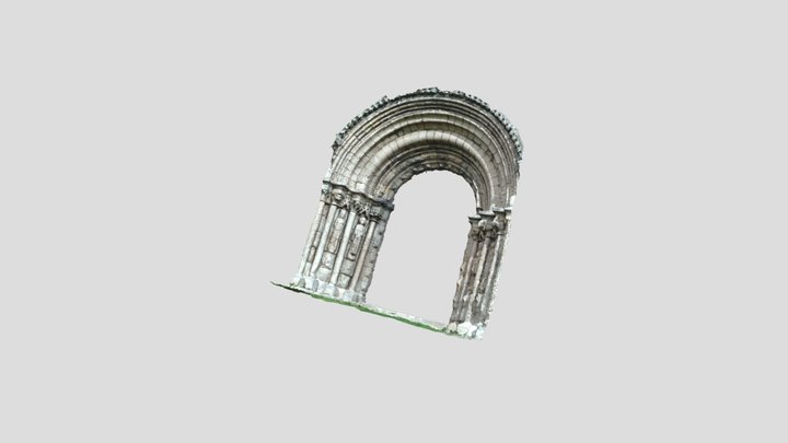 Pórtico Haughmond Abbey 3D Model
